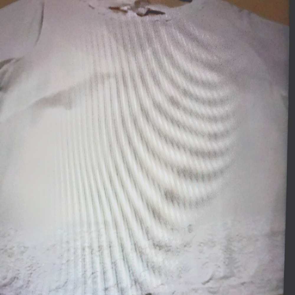 White pullover blouse